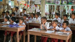 Sumba kids aged 8 to 10 form ultra-peripheral areas