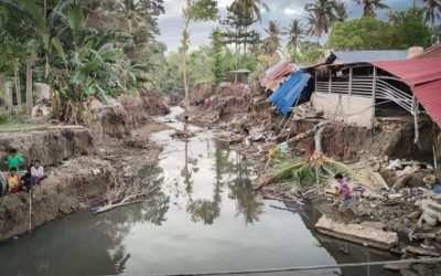 A long work of cartography and studies of the damage and needs