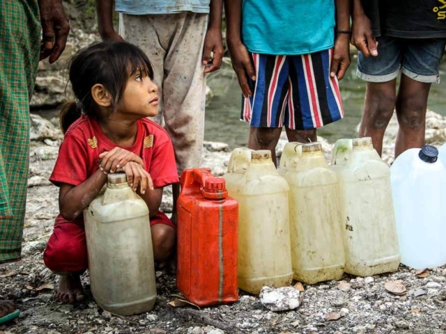 The jerry cans tell so many things and stories