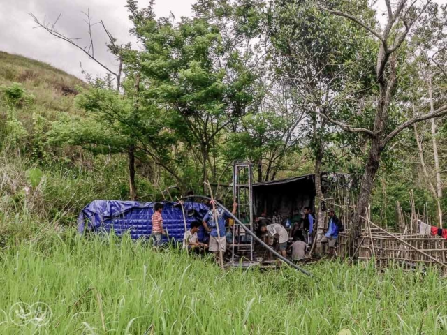 Drilling deep well East Sumba