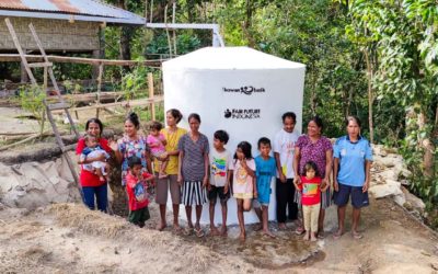 Construction of the first 6500 liter tank