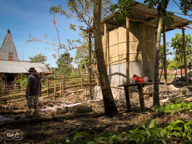 Construction of the 1st sanitary facilities in the history of Mbinudita