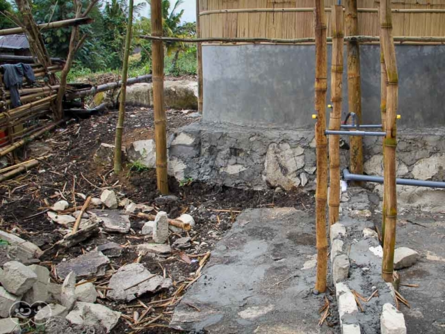 Process of manufacturing healthy sanitary facilities in East Sumba