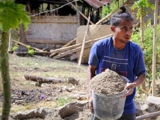 Construction of healthy sanitation facilities in MbinuDita, East Sumba