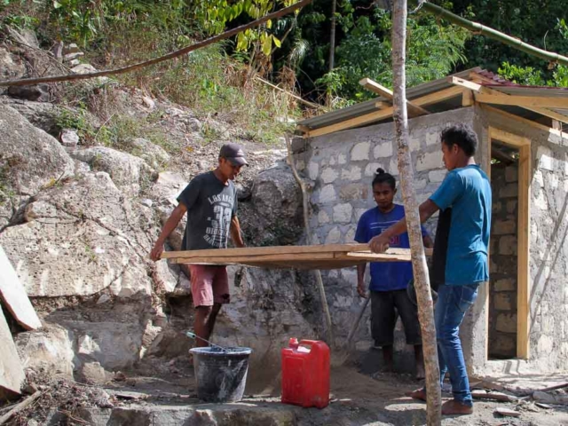 Construction of healthy sanitation facilities in MbinuDita, East Sumba