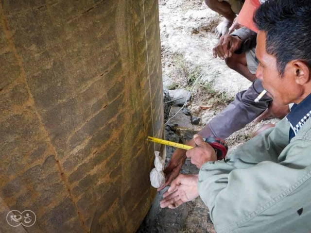 Manufacture of a 6500 liter ferro-cement reservoir in East Sumba