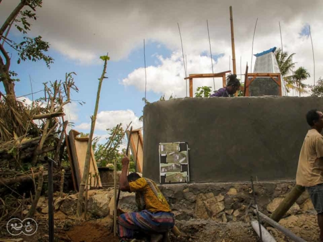 Process of manufacturing healthy sanitary facilities in East Sumba