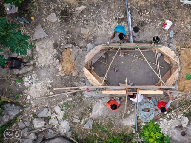 Process of manufacturing healthy sanitary facilities in East Sumba