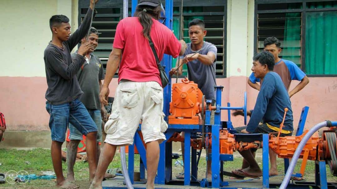 Deep well drilling program by Fair Futures in the outermost areas of Indonesia