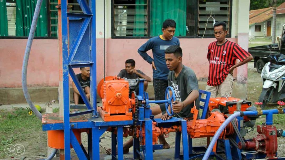 Deep well drilling program by Fair Futures in the outermost areas of Indonesia