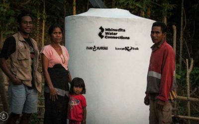 Watertank and New Sanitation Mbinudita