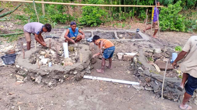 Construction of new sanitation facilities in East Sumba
