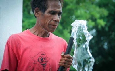 Clean water and healthy toilets for the first time