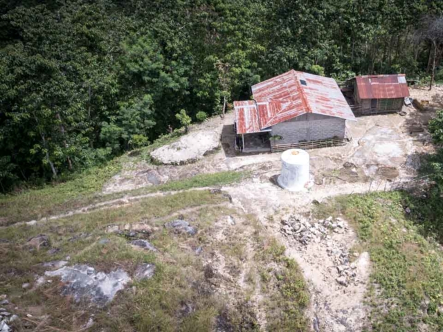 Clean water tanks and healthy sanitation facilities: Examples of constructions we are building in the poorest villages in Indonesia