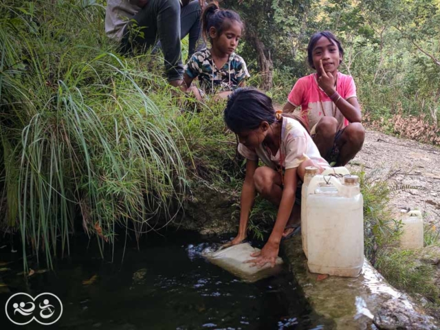 In East Sumba, kids have to walk for hours to fetch water