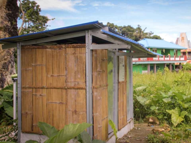 Clean water tanks and healthy sanitation facilities: Examples of constructions we are building in the poorest villages in Indonesia