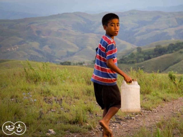 In East Sumba, kids have to walk for hours to fetch water