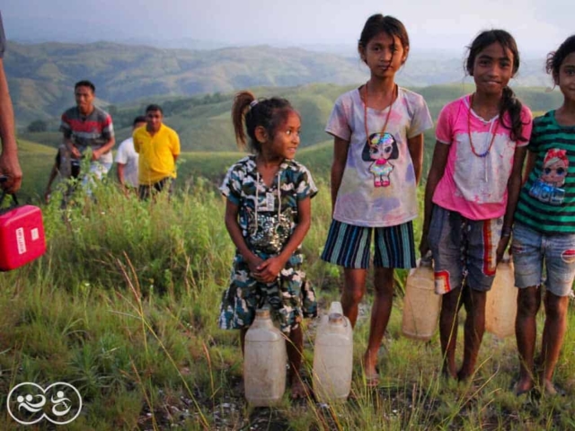 In East Sumba, kids have to walk for hours to fetch water