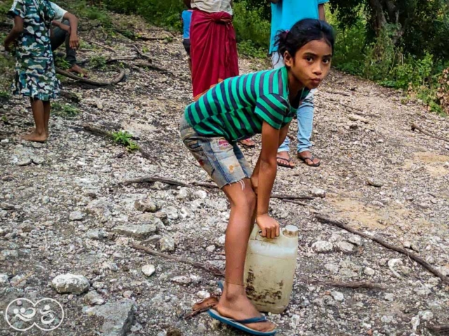 In East Sumba, kids have to walk for hours to fetch water