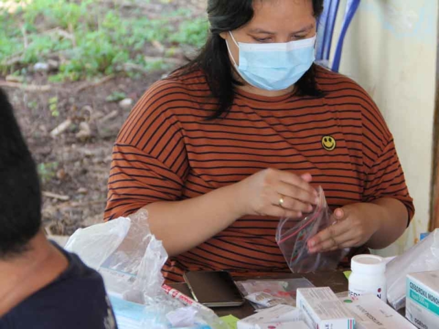 Evaluation of health workers in the primary medical care program in the village of Mbatapuhu.