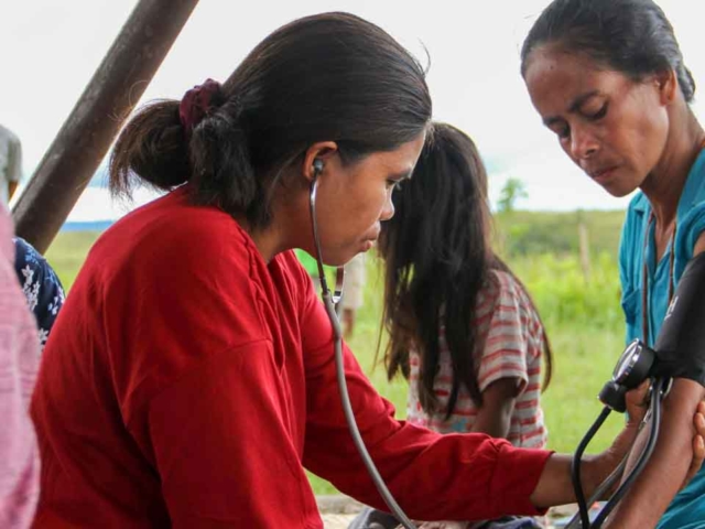 We assess the cases of patients cared for by health workers in the village of Mbinudita, Sumba Timur.