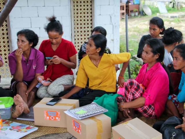 We assess the cases of patients cared for by health workers in the village of Mbinudita, Sumba Timur.