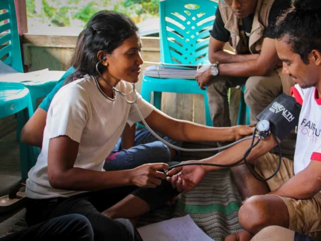 We assess the cases of patients cared for by health workers in the village of Kabanda, Sumba Timur.