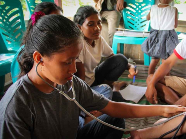 We assess the cases of patients cared for by health workers in the village of Kabanda, Sumba Timur.