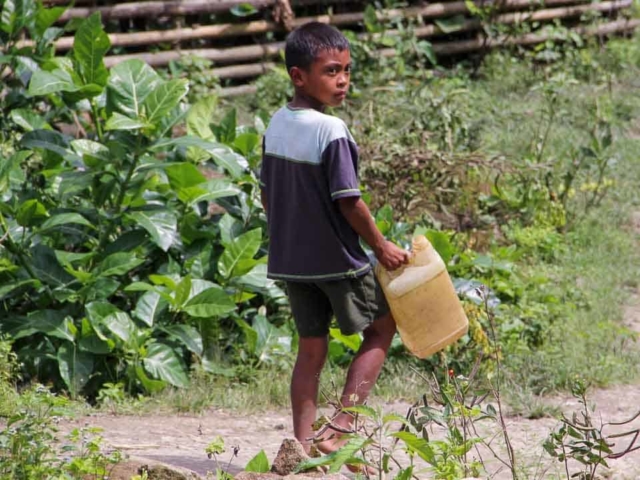 In East Sumba, kids have to walk for hours to fetch water