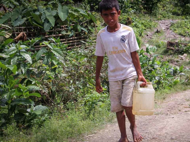 In East Sumba, kids have to walk for hours to fetch water