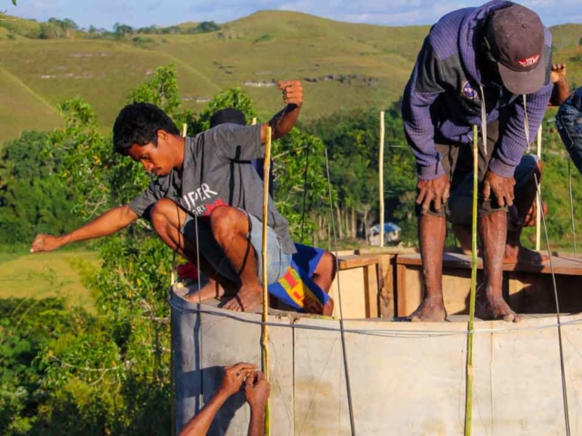 Construction of two new water tanks reservoirs, Paddy, Mbinudita.