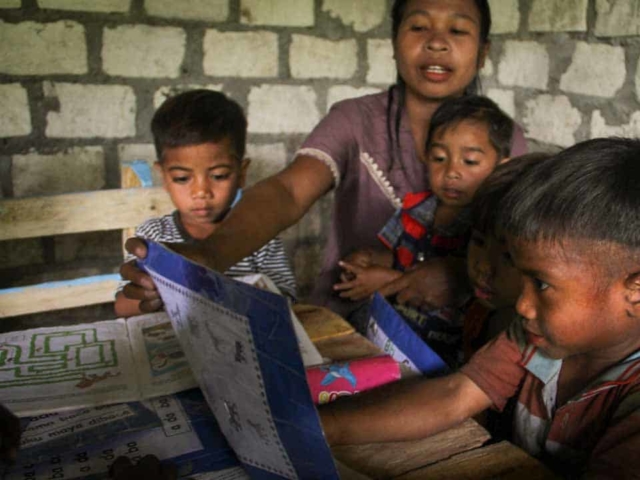 Fair Future implements programs to promote literacy in extremely rural villages.