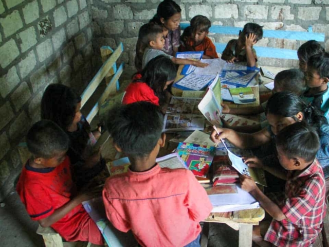 Fair Future implements programs to promote literacy in extremely rural villages.