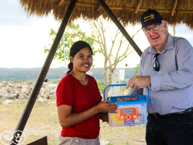 John from Rotary Australia visits programs here with Fair Future