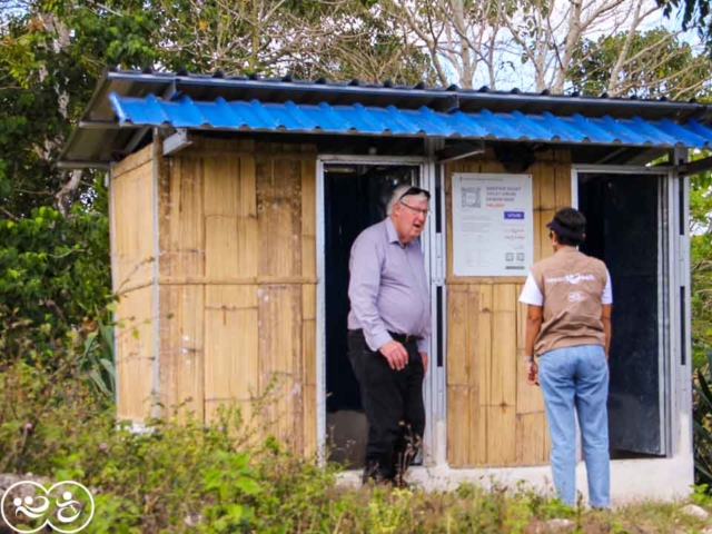 John from Rotary Australia visits programs here with Fair Future