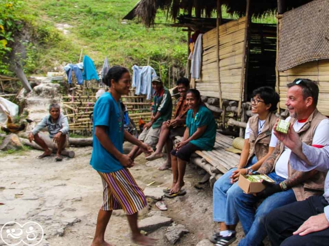 John from Rotary Australia visits programs here with Fair Future