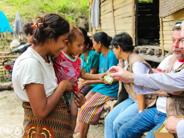 John from Rotary Australia visits programs here with Fair Future