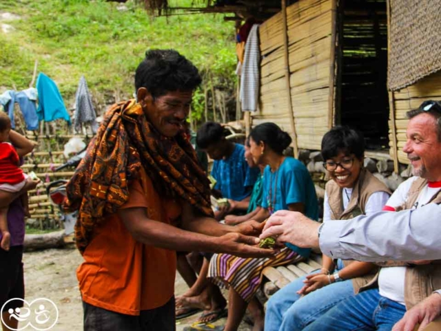 John from Rotary Australia visits programs here with Fair Future