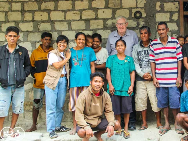 John from Rotary Australia visits programs here with Fair Future