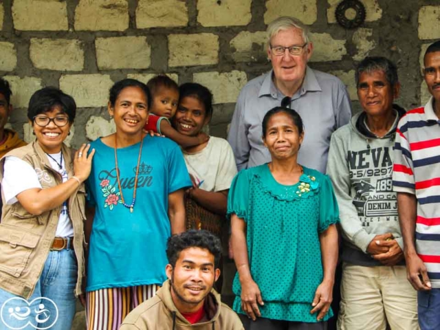 John from Rotary Australia visits programs here with Fair Future