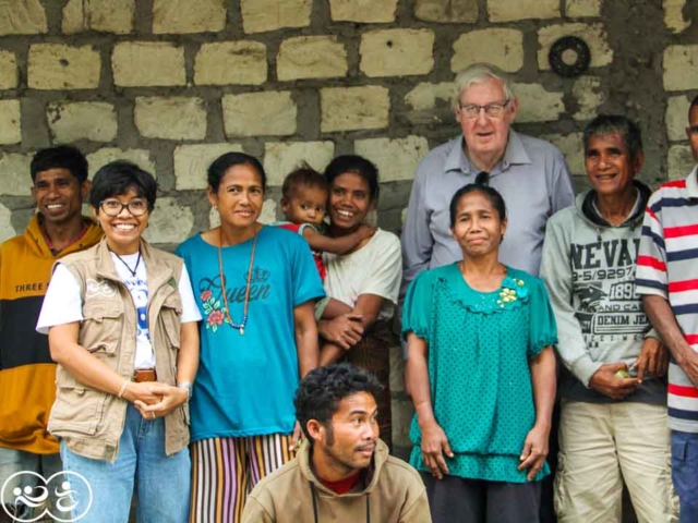 John from Rotary Australia visits programs here with Fair Future