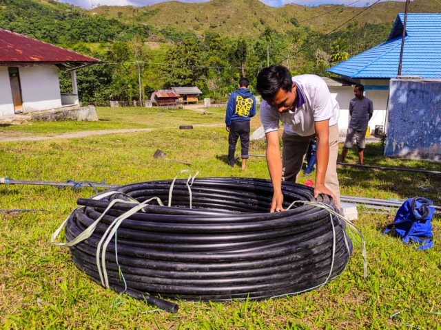 Puskesmas de Mahu - Fair Future provides clean water throughout the medical center.