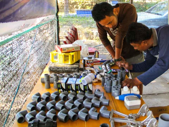 Puskesmas de Mahu - Fair Future provides clean water throughout the medical center.