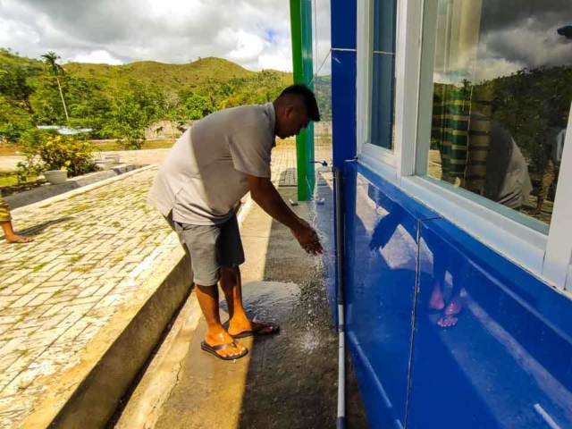 Puskesmas de Mahu - Fair Future provides clean water throughout the medical center.