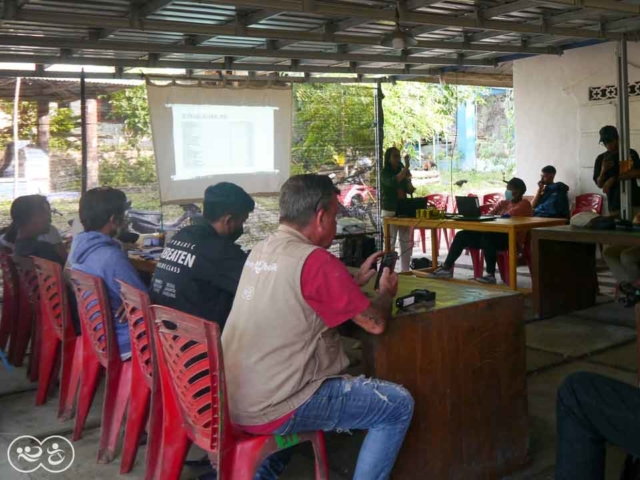 For three days, we trained more than 60 volunteers in the #ZeroMalaria program here in Rumah Kambera Sumba East