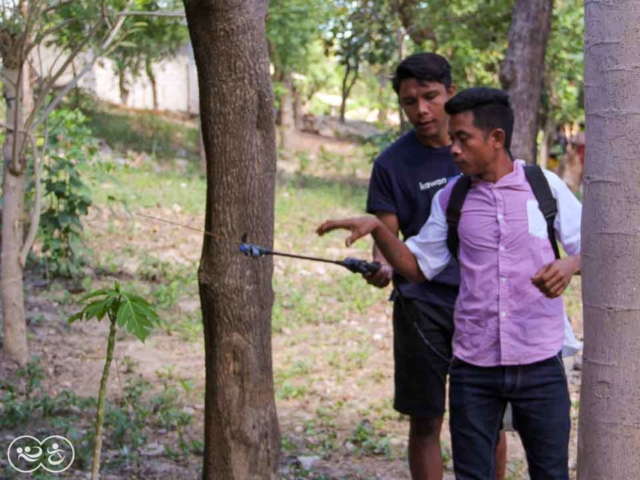 For three days, we trained more than 60 volunteers in the #ZeroMalaria program here in Rumah Kambera Sumba East