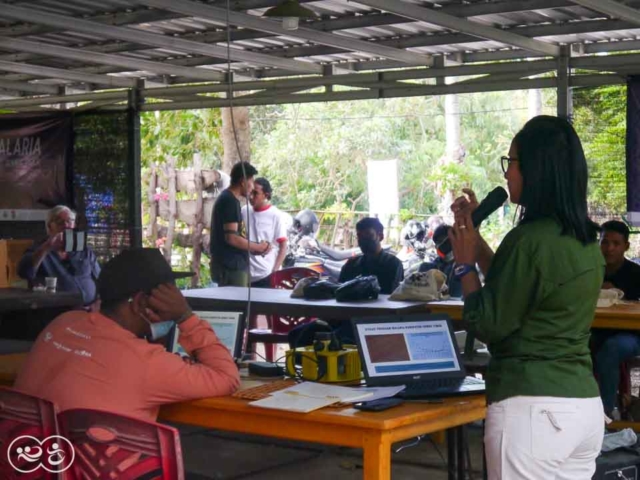 For three days, we trained more than 60 volunteers in the #ZeroMalaria program here in Rumah Kambera Sumba East