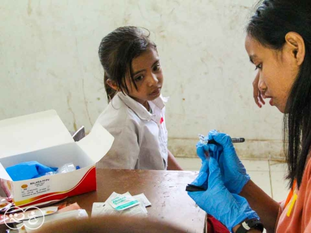 A Drop of Hope: Blood Testing for Malaria in East Sumba by Fair Future.