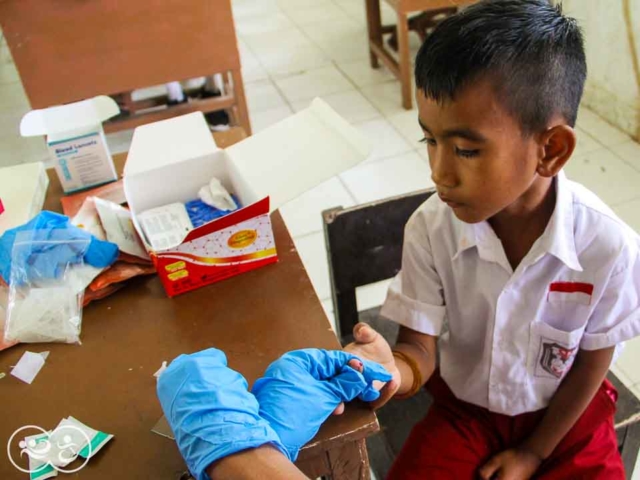 A Drop of Hope: Blood Testing for Malaria in East Sumba by Fair Future.