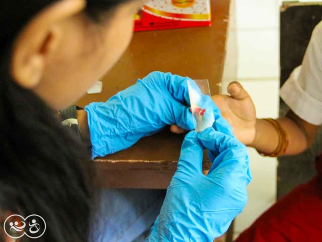 A Drop of Hope: Blood Testing for Malaria in East Sumba by Fair Future.